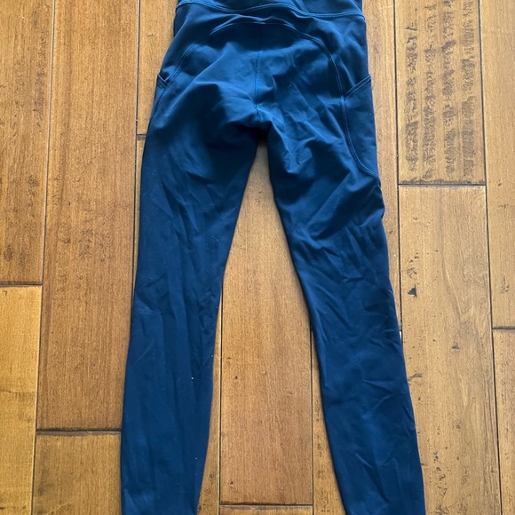 Lululemon Navy High-Waisted Leggings - Picture 9 of 11
